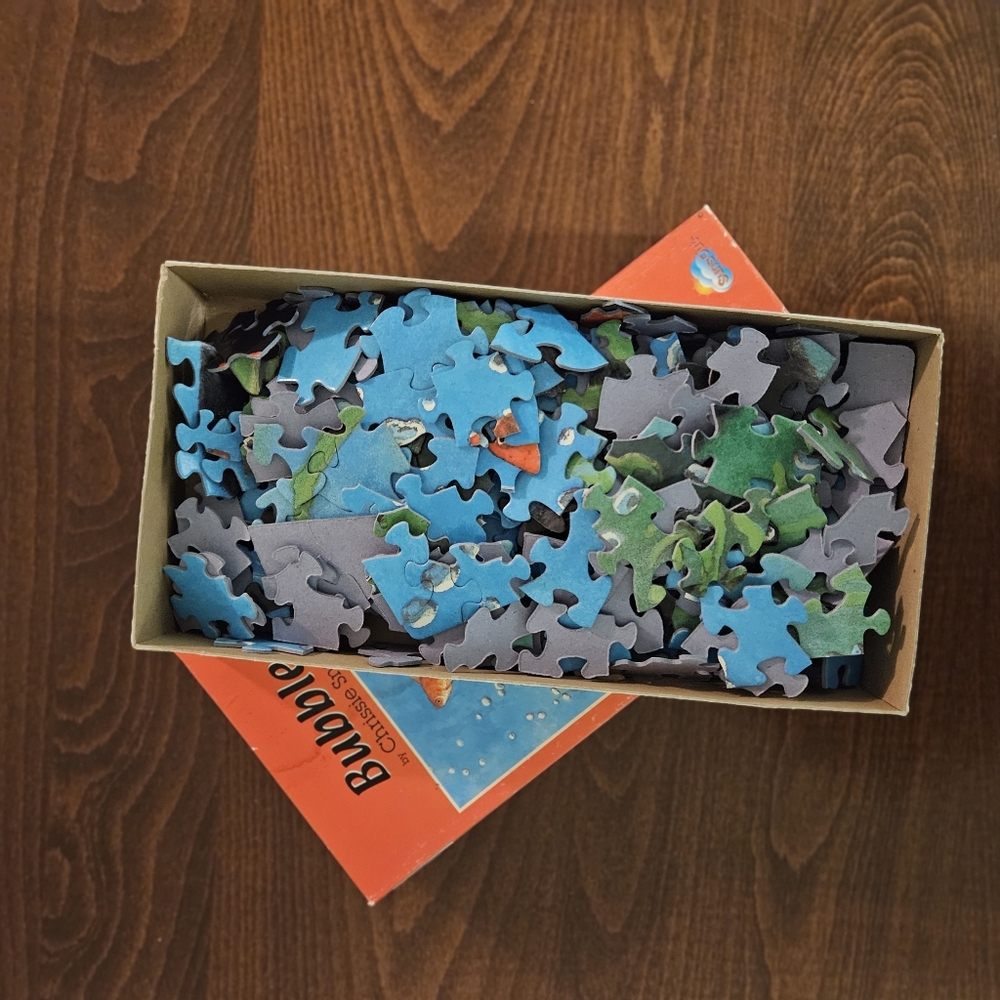 Bubbles Jigsaw Puzzle Chrissie Snelling Vintage Puzzle - Picture 3 of 5